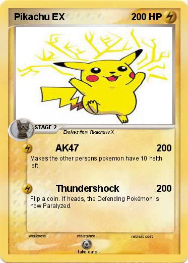 Pokemon Pikachu EX