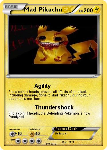 Pokemon Mad Pikachu
