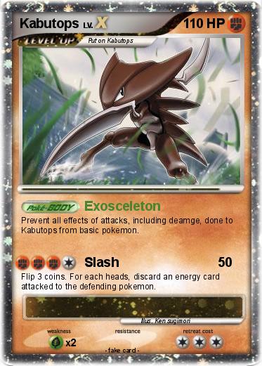 Pokemon Kabutops