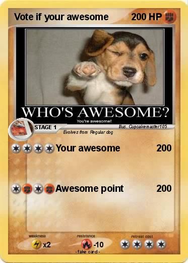 Pokemon Vote if your awesome