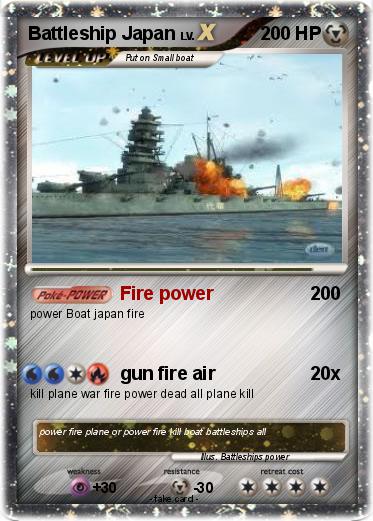 Pokemon Battleship Japan