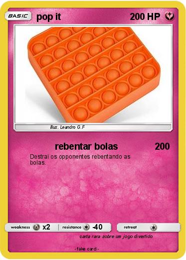 Pokemon pop it