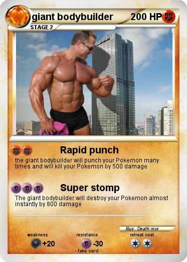Pokemon giant bodybuilder