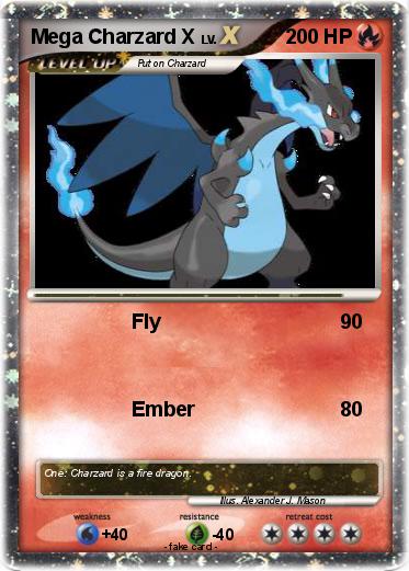 Pokemon Mega Charzard X