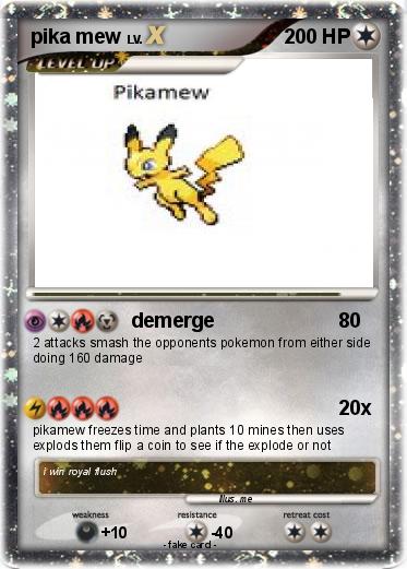 Pokemon pika mew
