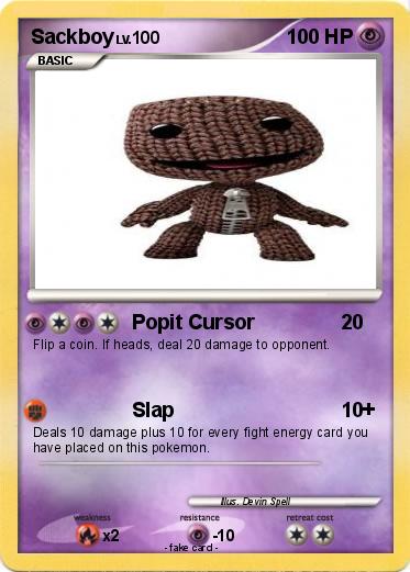 Pokemon Sackboy