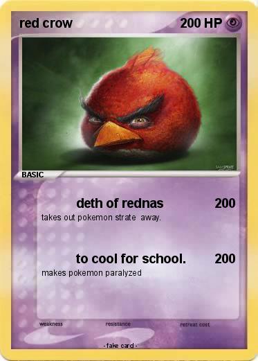 Pokemon red crow
