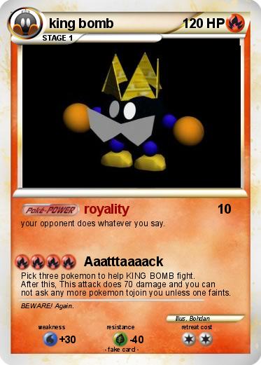 Pokemon king bomb
