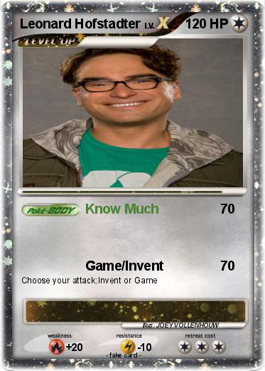 Pokemon Leonard Hofstadter
