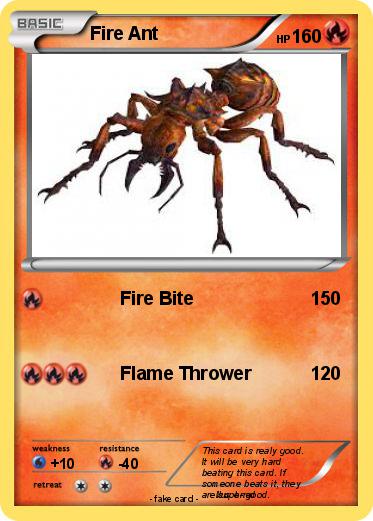 Pokemon Fire Ant
