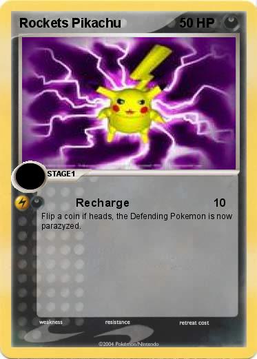 Pokemon Rockets Pikachu