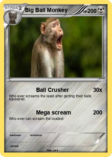 Pokemon Big Ball Monkey