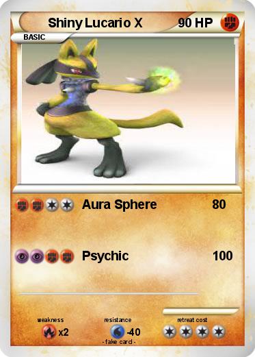 Pokemon Shiny Lucario X