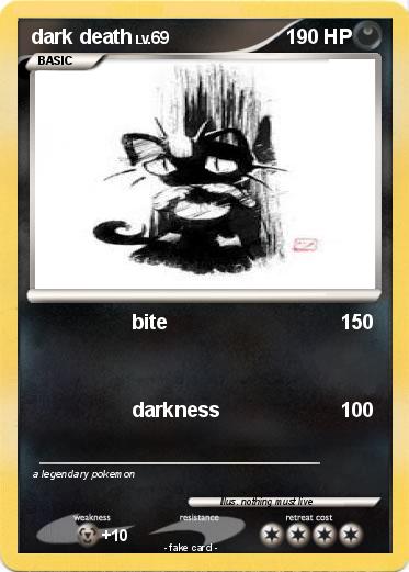 Pokemon dark death