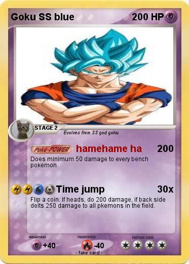 Pokemon Goku SS blue