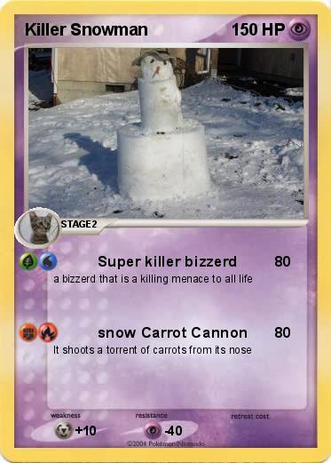 Pokemon Killer Snowman