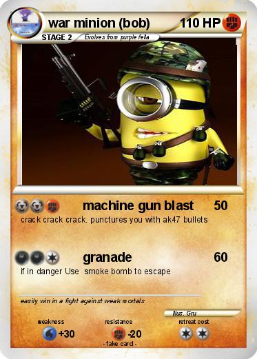 Pokemon war minion (bob)