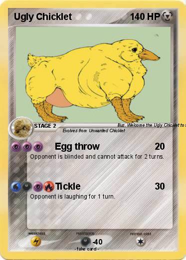 Pokemon Ugly Chicklet