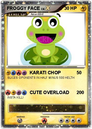 Pokemon FROGGY FACE