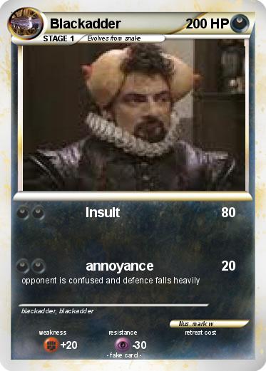 Pokemon Blackadder