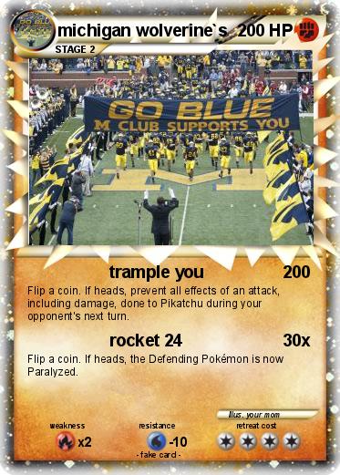 Pokemon michigan wolverine`s