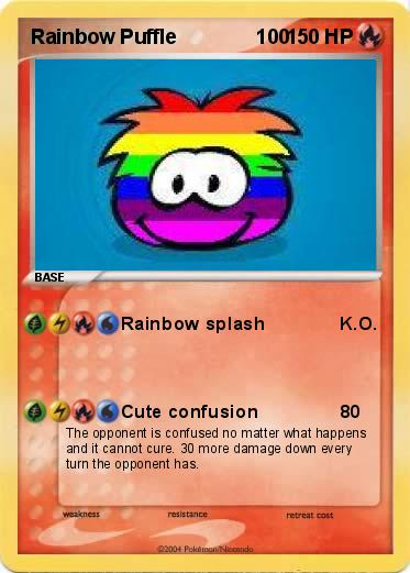 Pokemon Rainbow Puffle              100