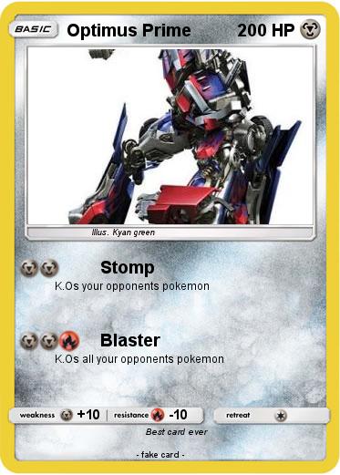 Pokemon Optimus Prime