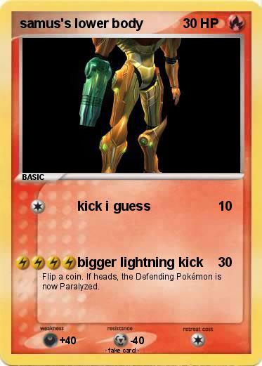 Pokemon samus's lower body
