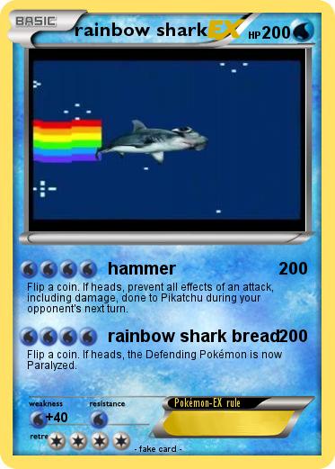 Pokemon rainbow shark
