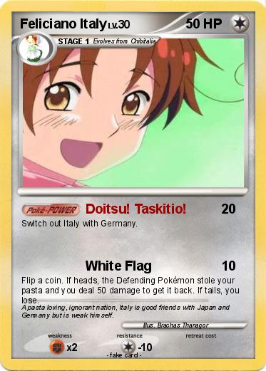 Pokemon Feliciano Italy