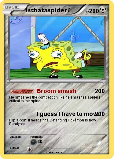 Pokemon Isthataspider?