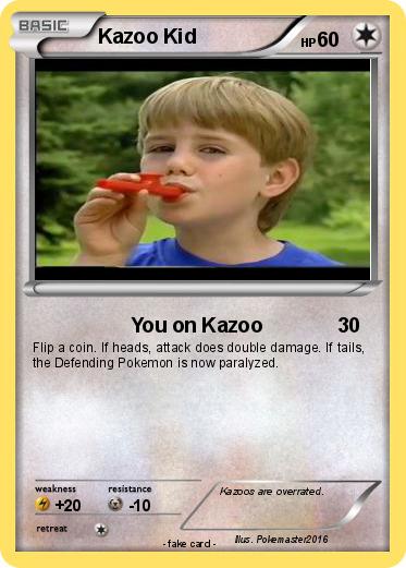 Pokemon Kazoo Kid
