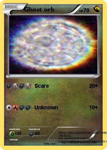 Pokemon Ghost orb