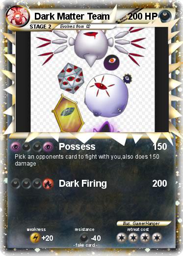 Pokemon Dark Matter Team