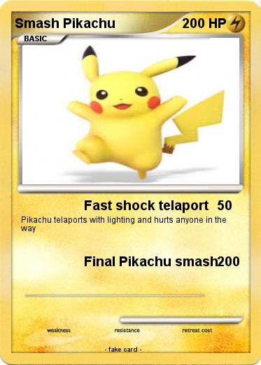 Pokemon Smash Pikachu