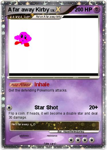 Pokemon A far away Kirby