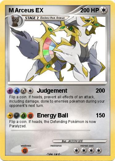 Pokemon M Arceus EX