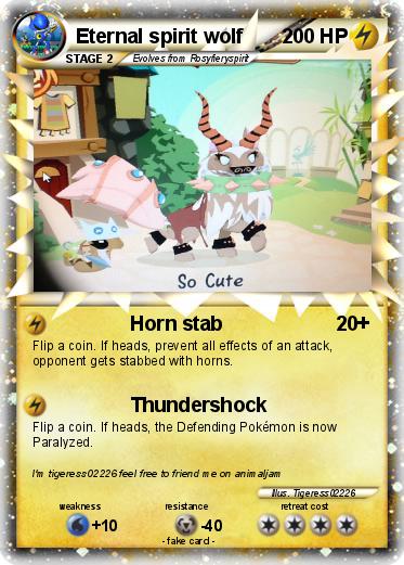 Pokemon Eternal spirit wolf