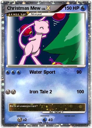 Pokemon Christmas Mew