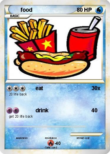 Pokemon food