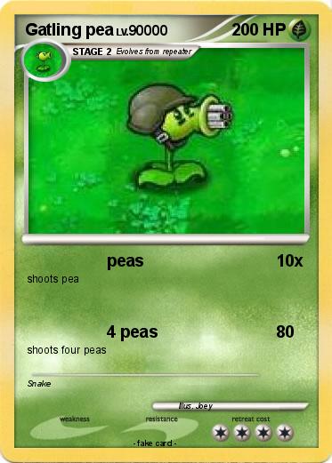 Pokemon Gatling pea