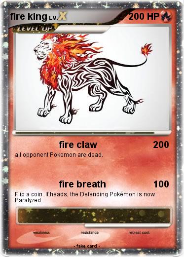 Pokemon fire king