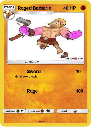 Pokemon Raged Barbarin