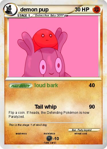 Pokemon demon pup