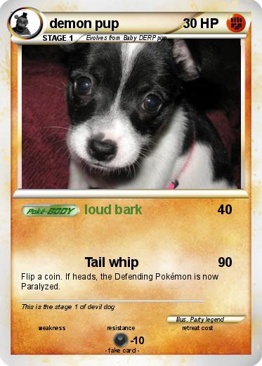 Pokemon demon pup