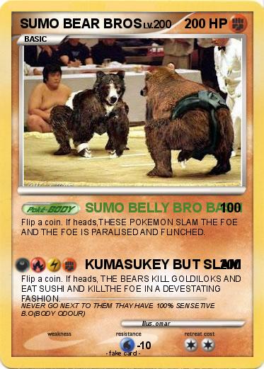 Pokemon SUMO BEAR BROS