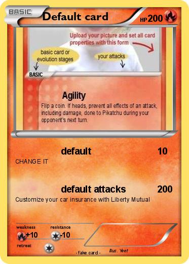 Pokemon Default card