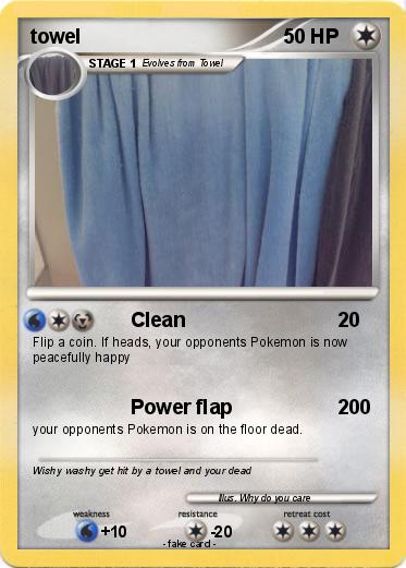 Pokemon towel