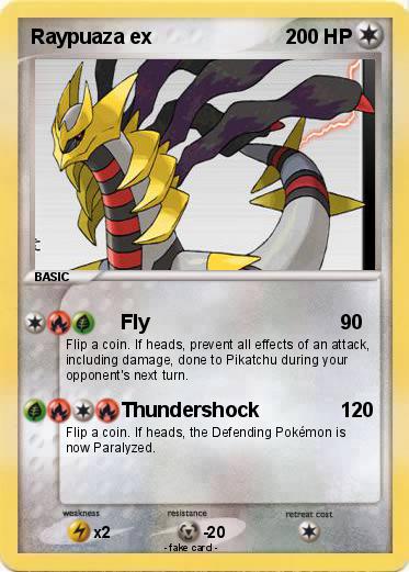 Pokemon Raypuaza ex