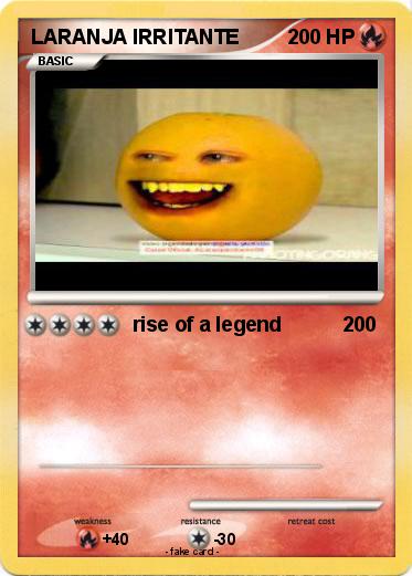 Pokemon LARANJA IRRITANTE